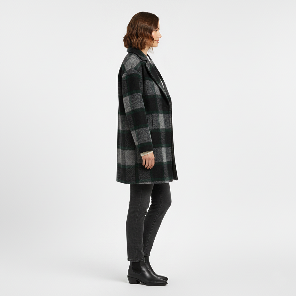 Stylish and comfortable women's jacket, black