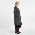 Stylish and warm women's jacket in gray