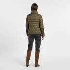 Stylish and warm women's jacket in green