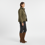 Stylish and warm women's jacket in green
