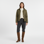 Stylish and warm women's jacket in green
