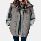 Flora | Women's Quilted Gilet with Removable Hood