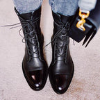 Stylish Women’s Leather Ankle Boots – Everyday Comfort with Timeless Elegance