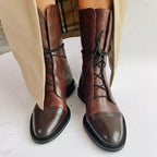 Stylish Women’s Leather Ankle Boots – Everyday Comfort with Timeless Elegance