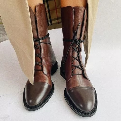 Stylish Women’s Leather Ankle Boots – Everyday Comfort with Timeless Elegance