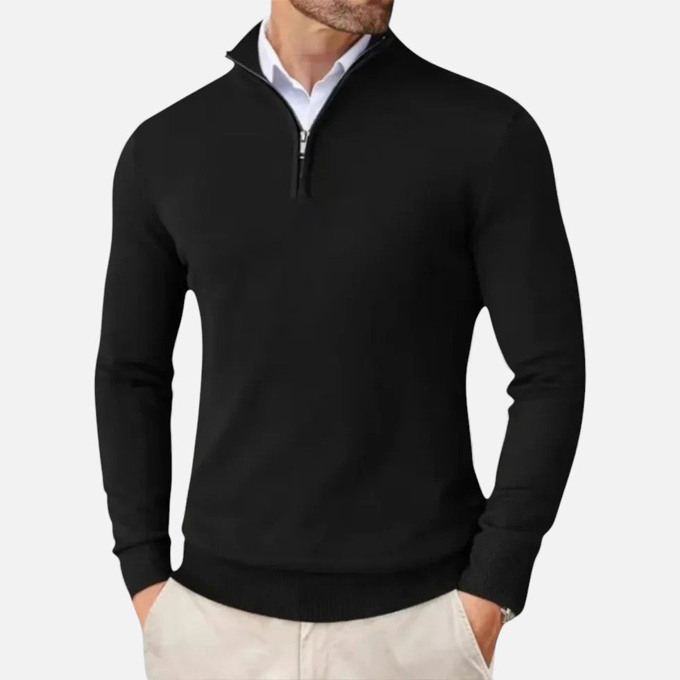 Greyson | Men's Cashmere Half-Zip Sweater