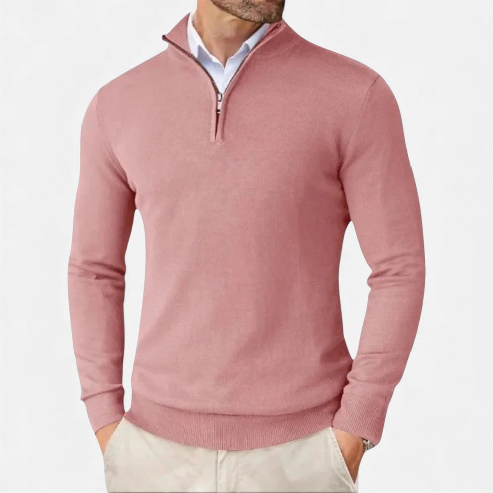 Greyson | Men's Cashmere Half-Zip Sweater