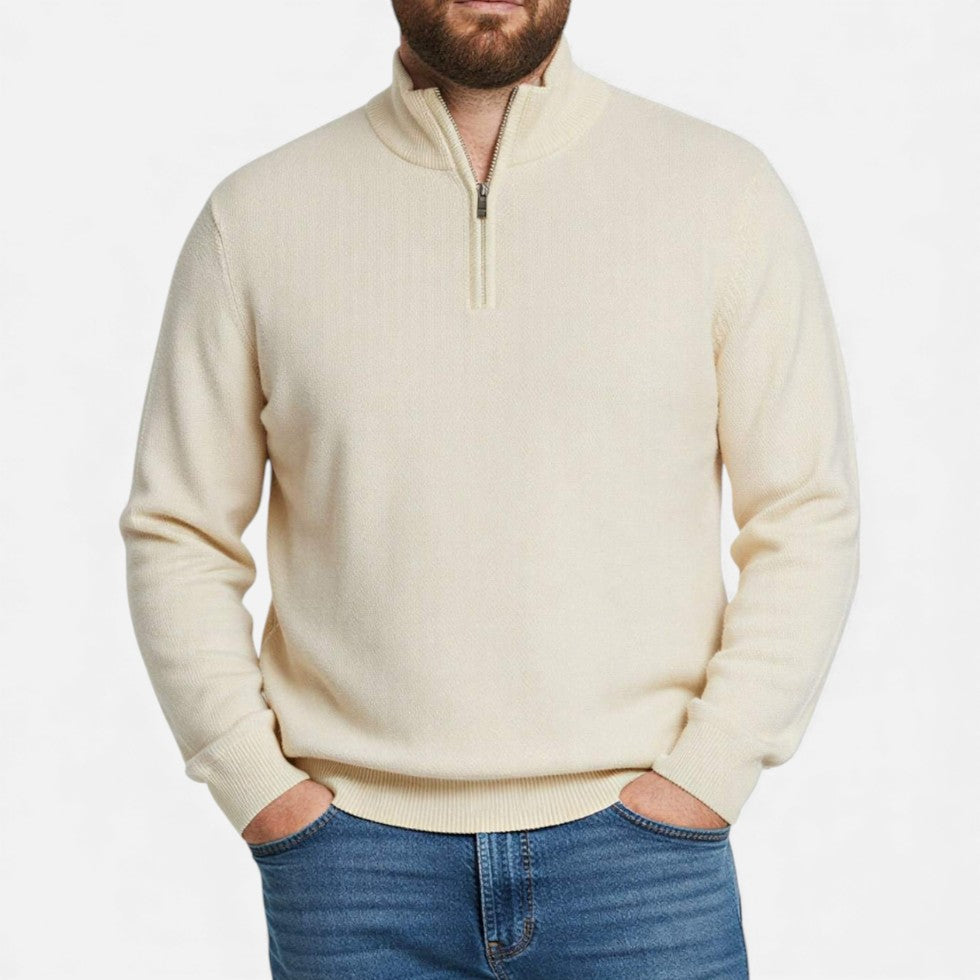Greyson | Men's Cashmere Half-Zip Sweater
