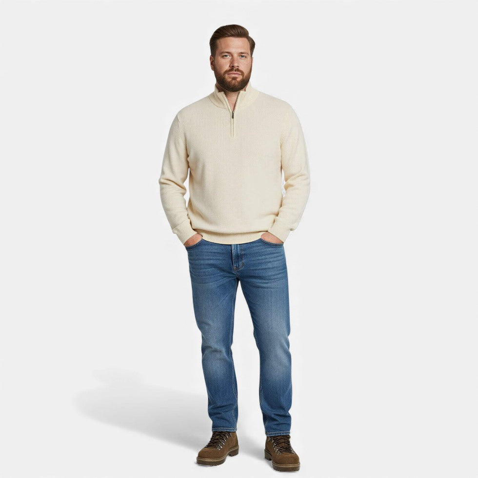 Greyson | Men's Cashmere Half-Zip Sweater