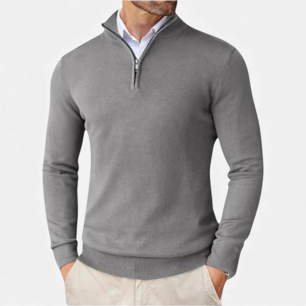 Greyson | Men's Cashmere Half-Zip Sweater