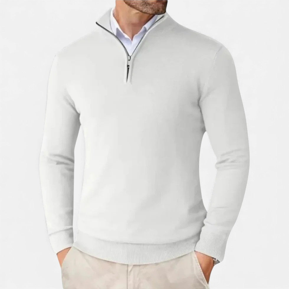 Greyson | Men's Cashmere Half-Zip Sweater