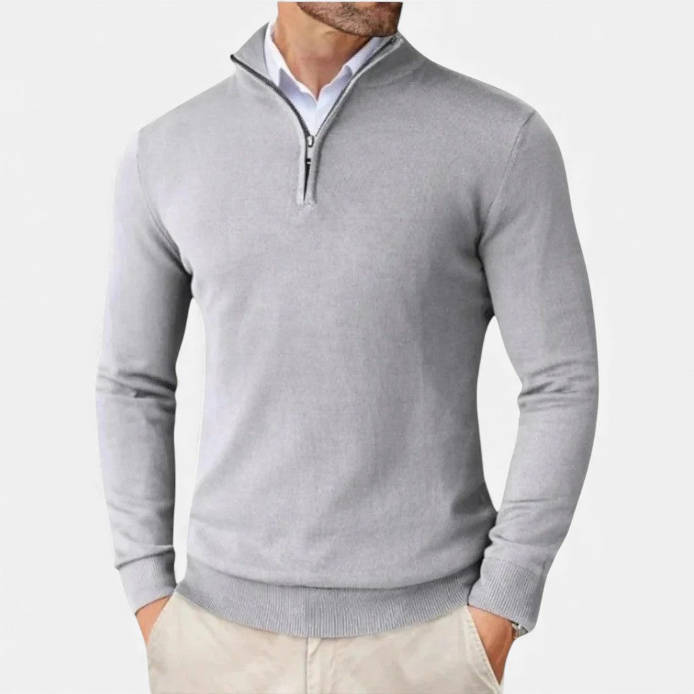 Greyson | Men's Cashmere Half-Zip Sweater