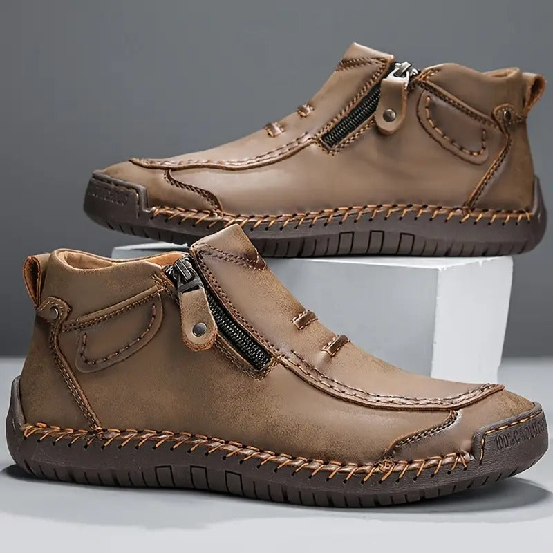 Julian | Men's Brown Leather Ankle Boot