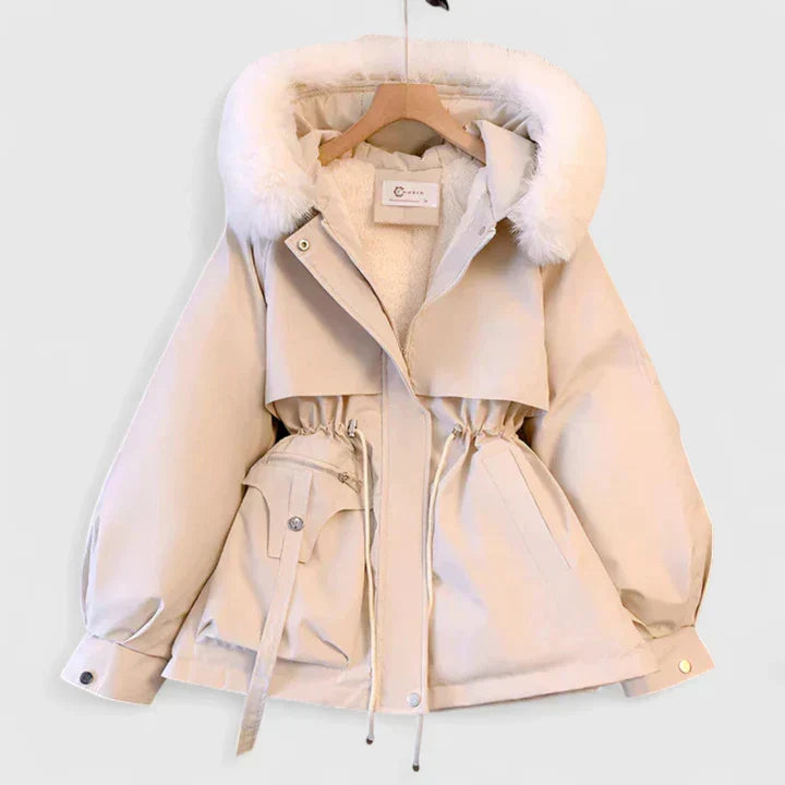 Aya | Women's Parka with Faux Fur Hood