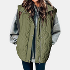 Flora | Women's Quilted Gilet with Removable Hood