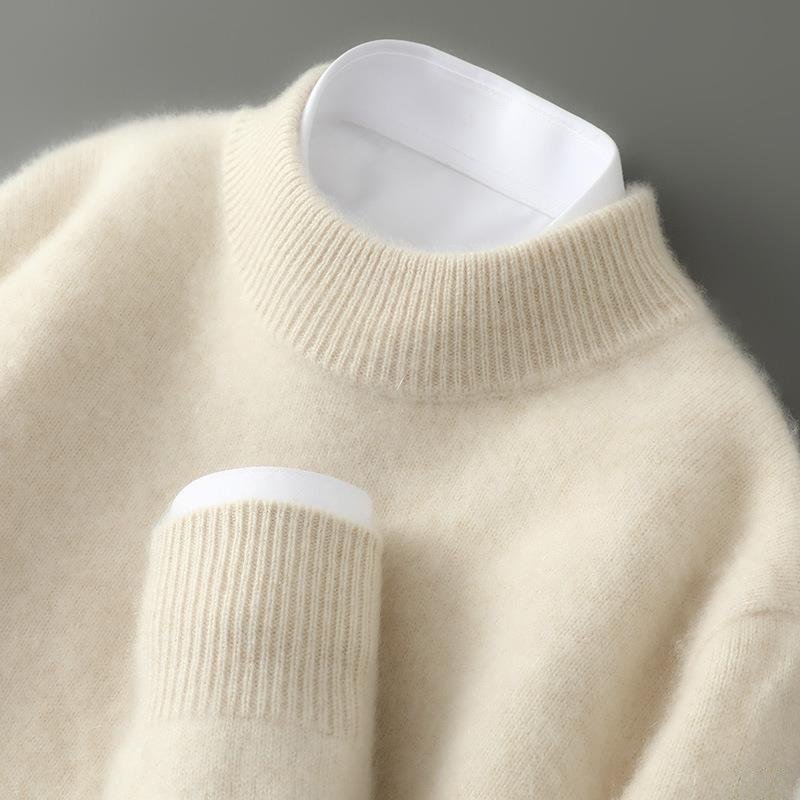 Stephanie | Women's Classic Crew Neck Knit Sweater