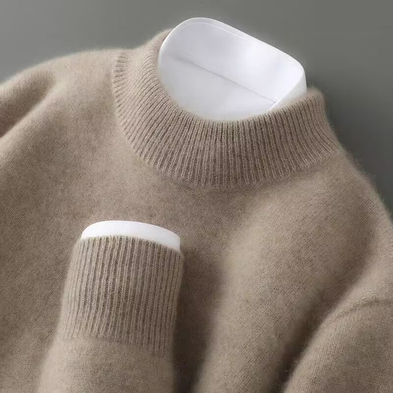 Stephanie | Women's Classic Crew Neck Knit Sweater
