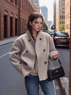 Solene | Women's Oversized Double-Breasted Wool Jacket