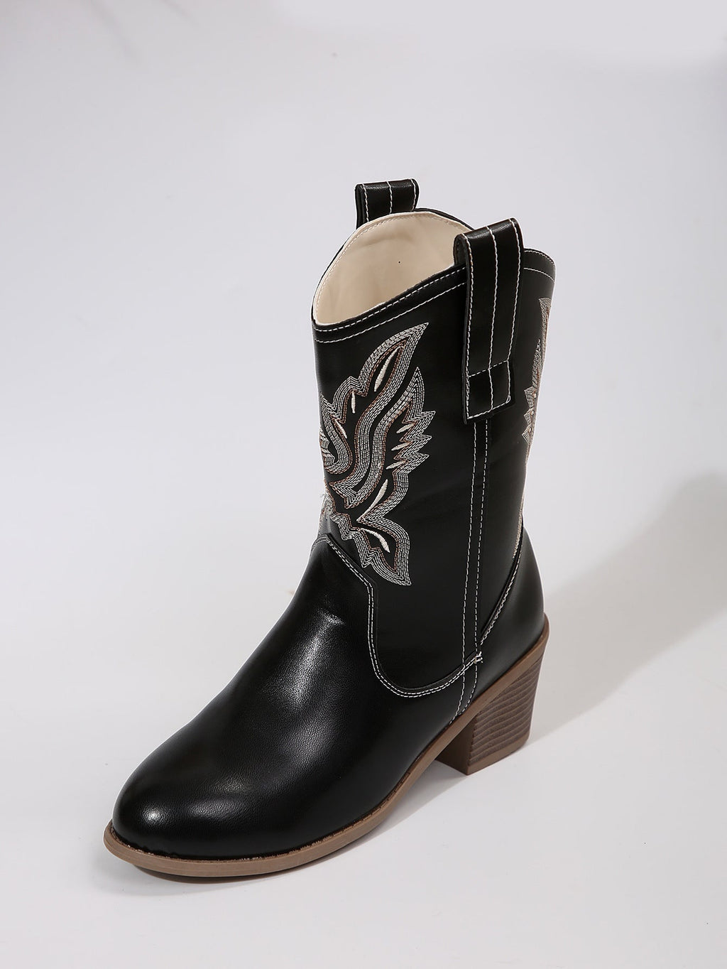 Etta | Women's Western Embroidered Mid-Calf Boot
