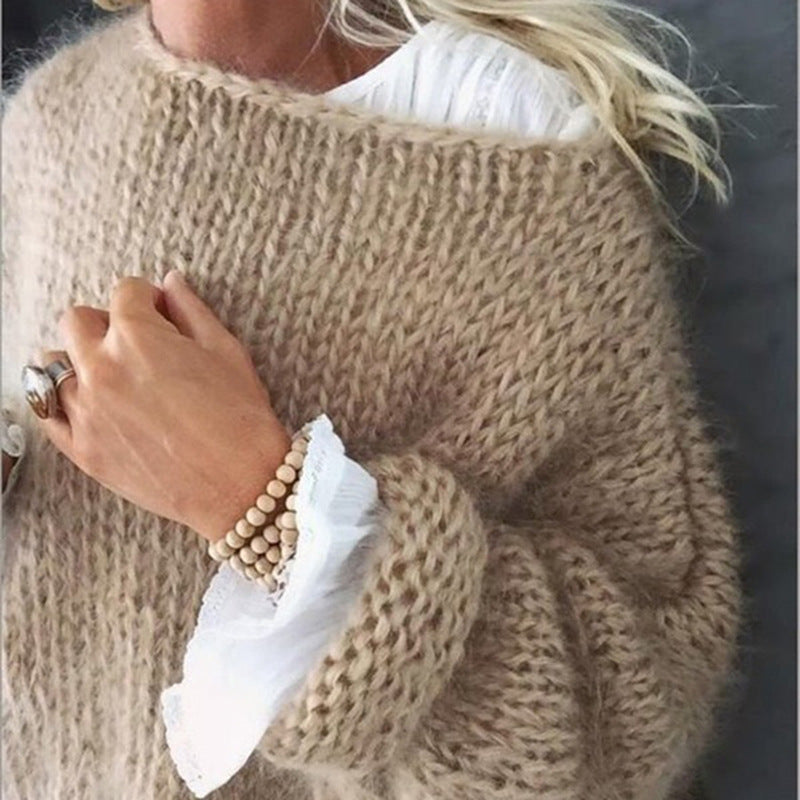 Piper | Women's Off-Shoulder Chunky Knit Sweater