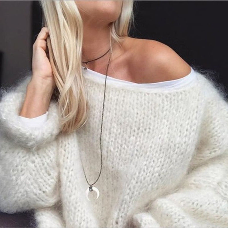 Piper | Women's Off-Shoulder Chunky Knit Sweater