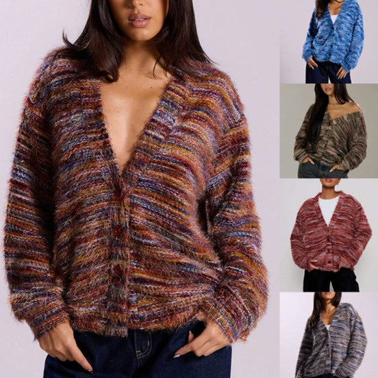 Lena | Women's Oversized Cardigan with Textured Knit