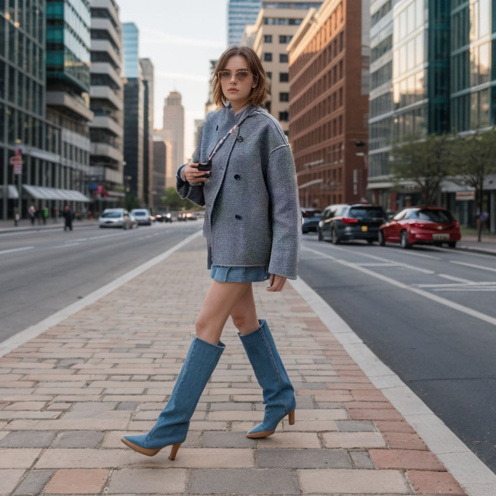 Solene | Women's Oversized Double-Breasted Wool Jacket