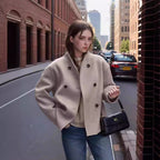 Solene | Women's Oversized Double-Breasted Wool Jacket
