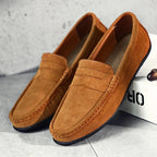 Oliver | Men's Suede Loafer with Penny Strap