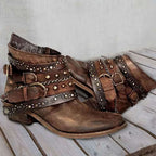 Anaïs | Women's Western Studded Ankle Boots