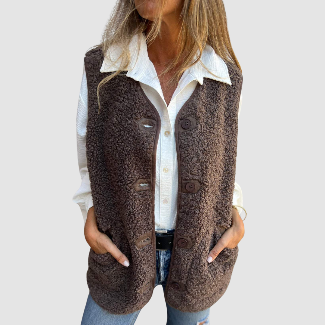Chantal | Women's Button-Front Spring Vest