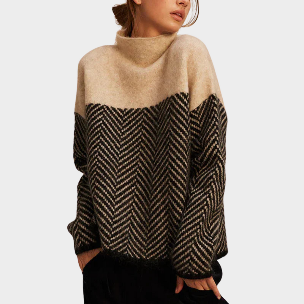 Carly | Women's Geometric Pattern Sweater