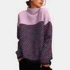 Carly | Women's Geometric Pattern Sweater