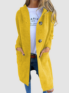 Lois | Women's Long Hooded Knit Cardigan