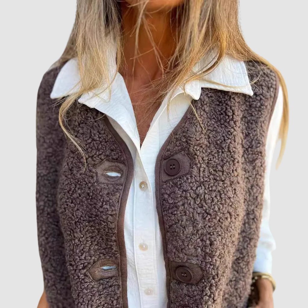 Chantal | Women's Button-Front Spring Vest