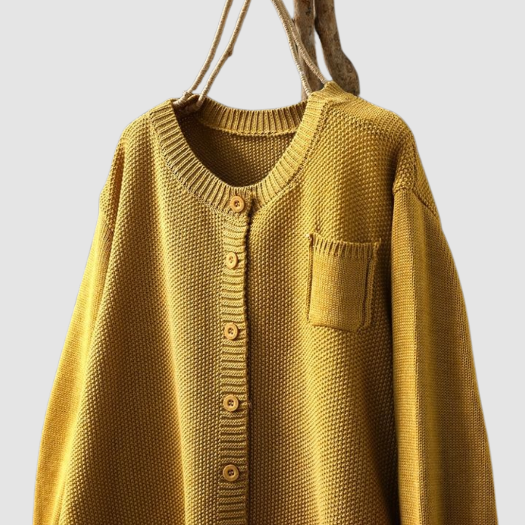 Berlinda | Women's Soft-Knit Button Cardigan