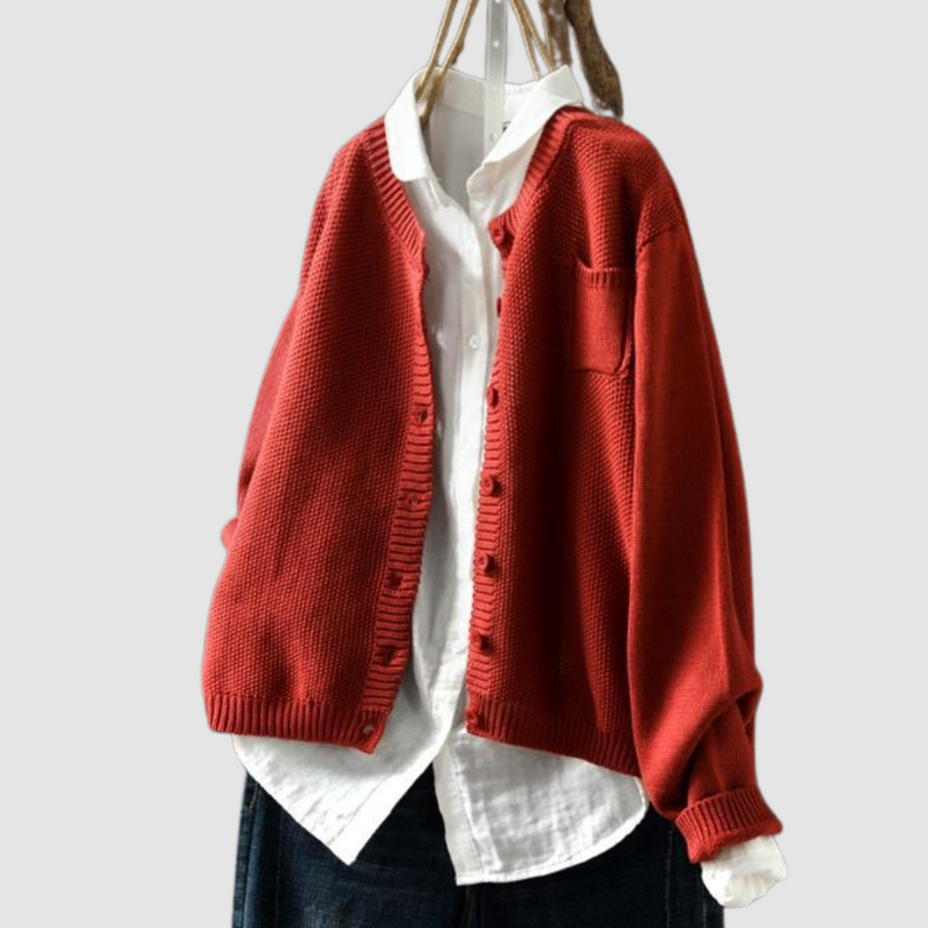 Berlinda | Women's Soft-Knit Button Cardigan