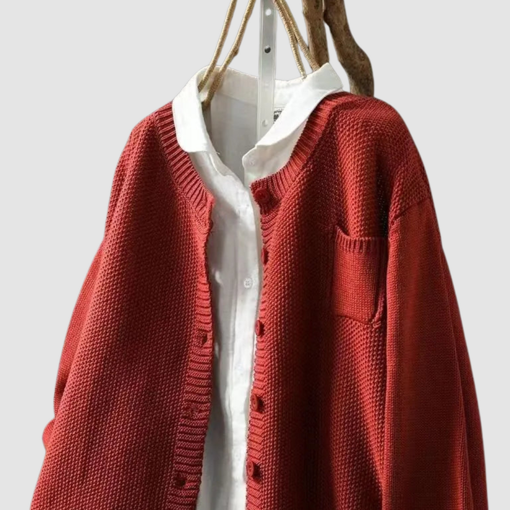 Berlinda | Women's Soft-Knit Button Cardigan