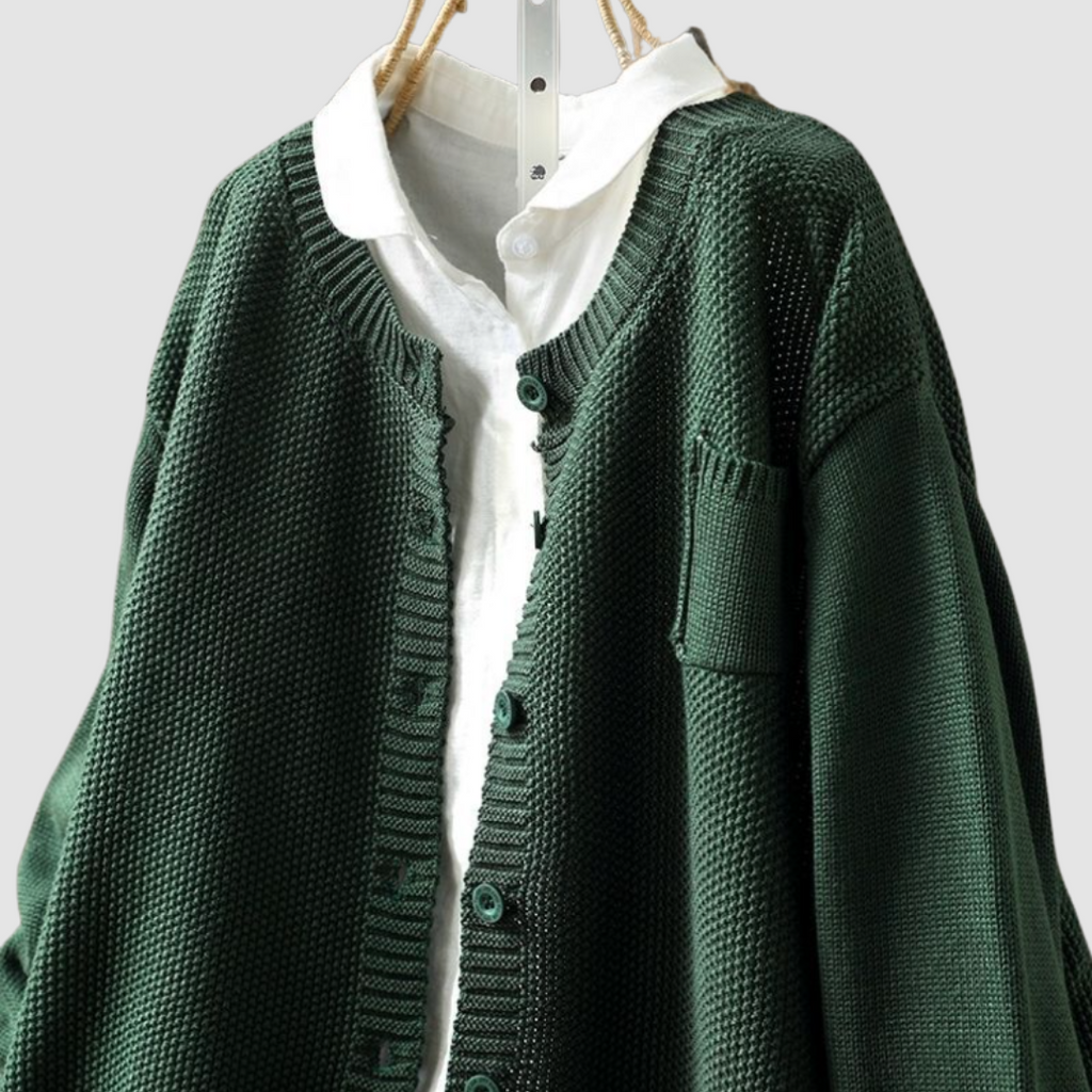 Berlinda | Women's Soft-Knit Button Cardigan