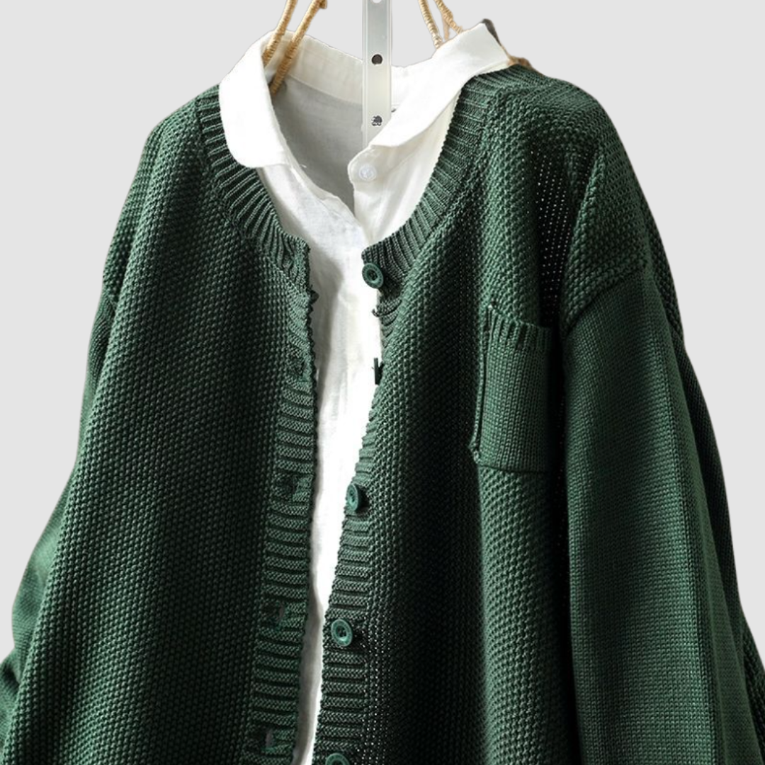 Berlinda | Women's Soft-Knit Button Cardigan