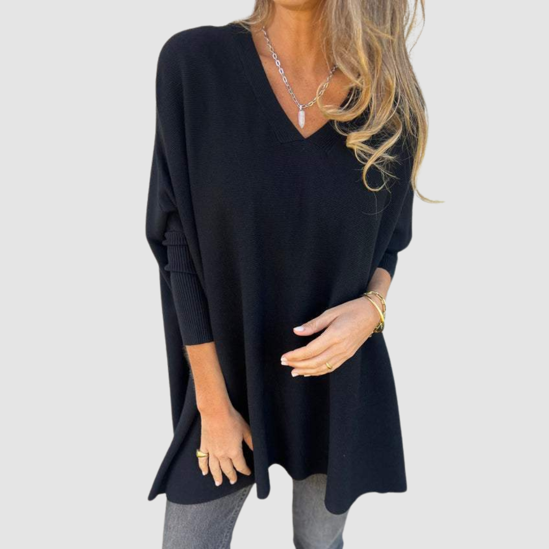 Linda | Women's Lightweight V-Neck Sweater