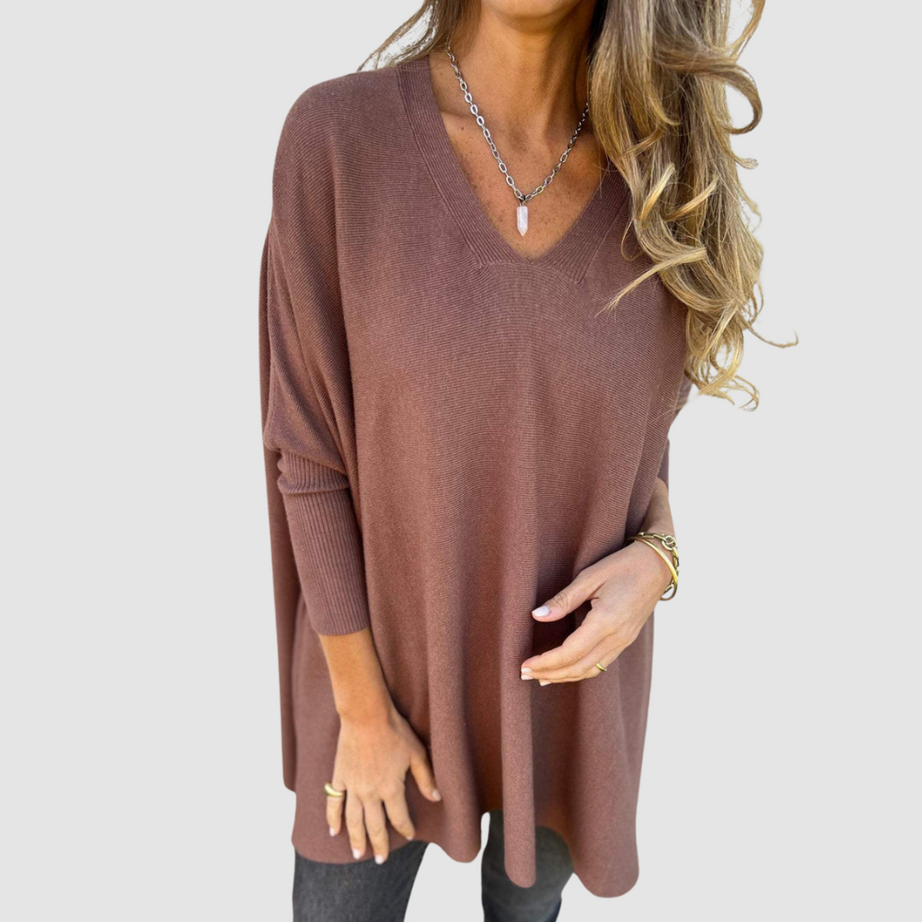 Linda | Women's Lightweight V-Neck Sweater