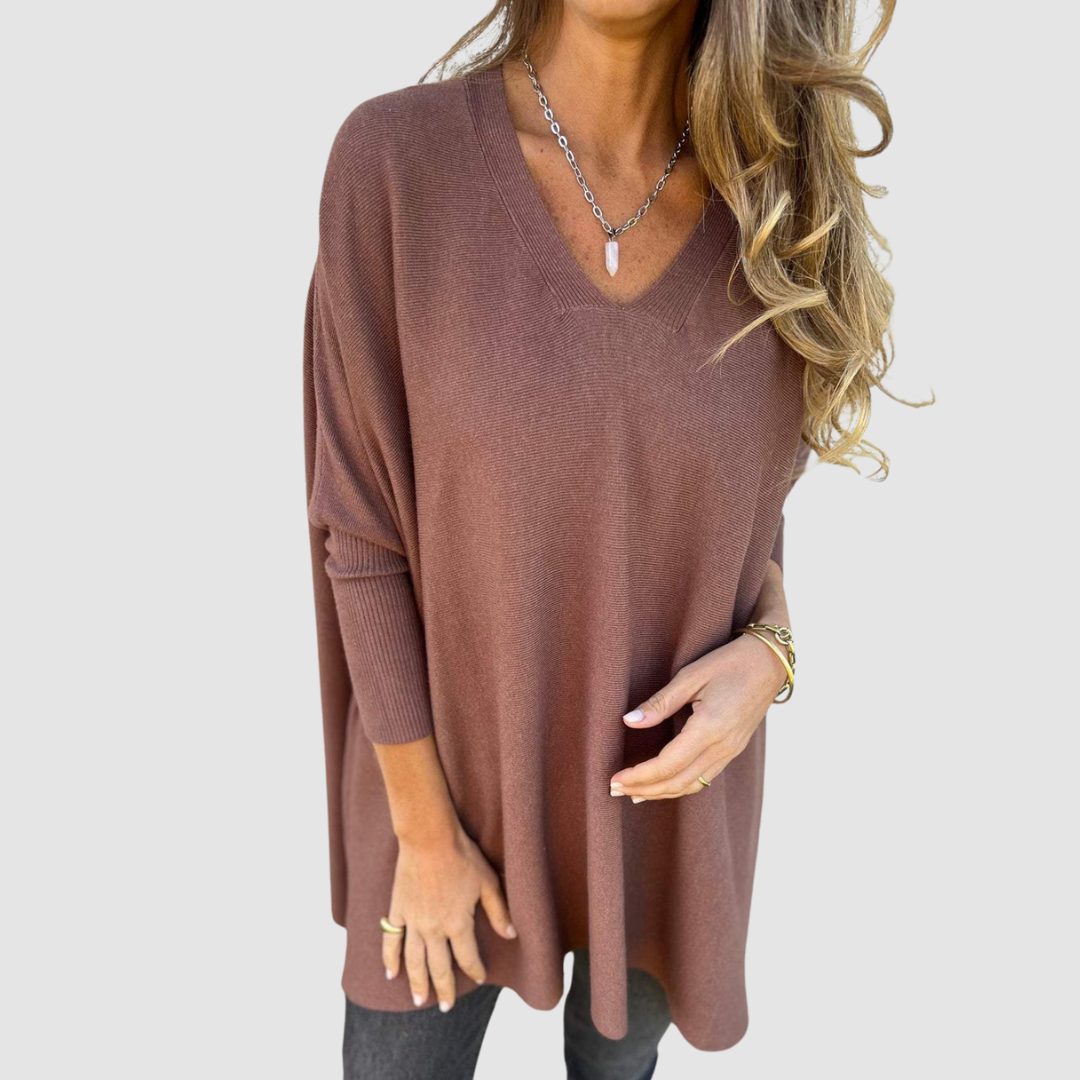 Linda | Women's Lightweight V-Neck Sweater