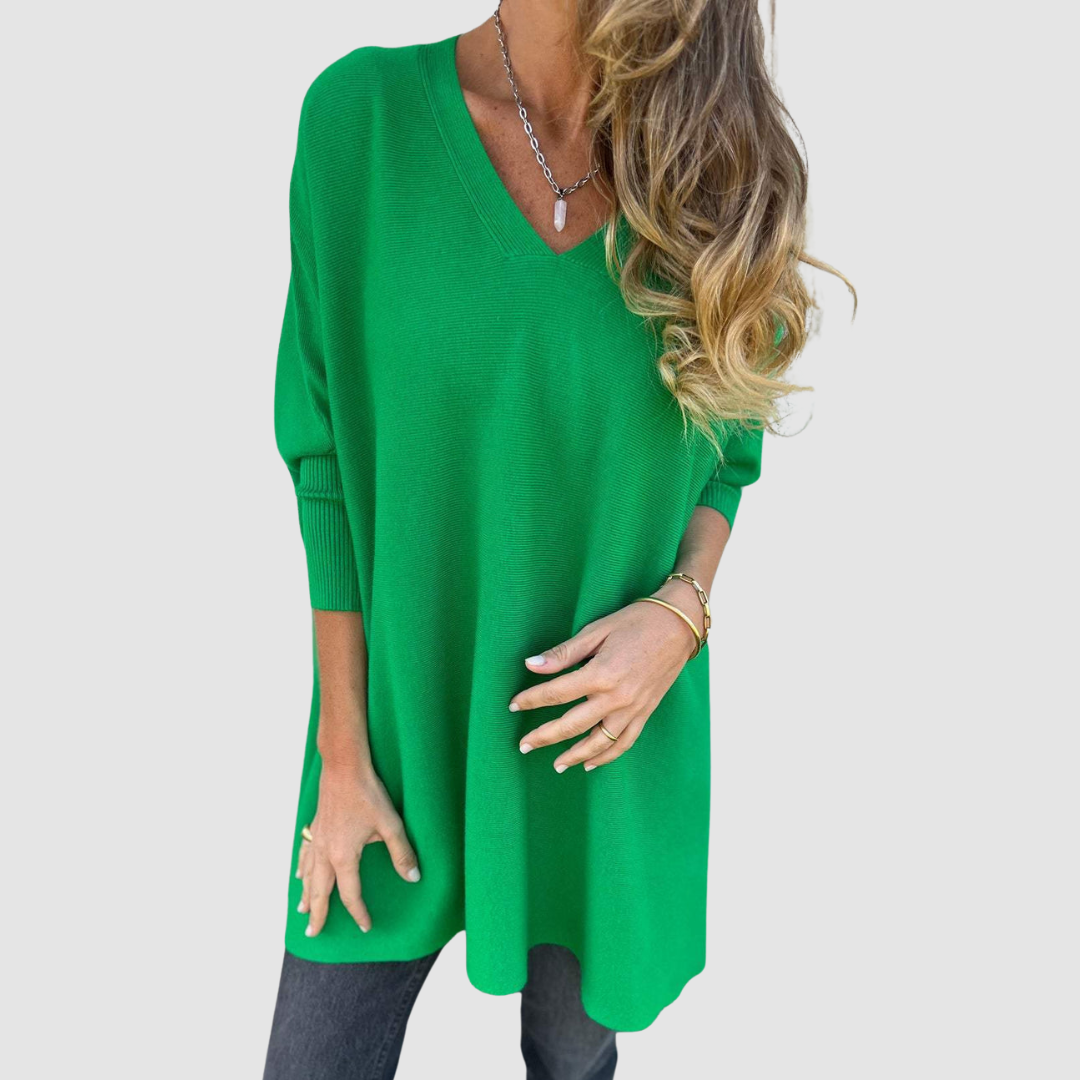 Linda | Women's Lightweight V-Neck Sweater