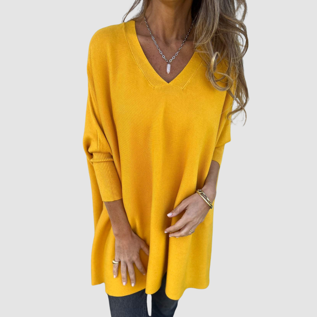 Linda | Women's Lightweight V-Neck Sweater