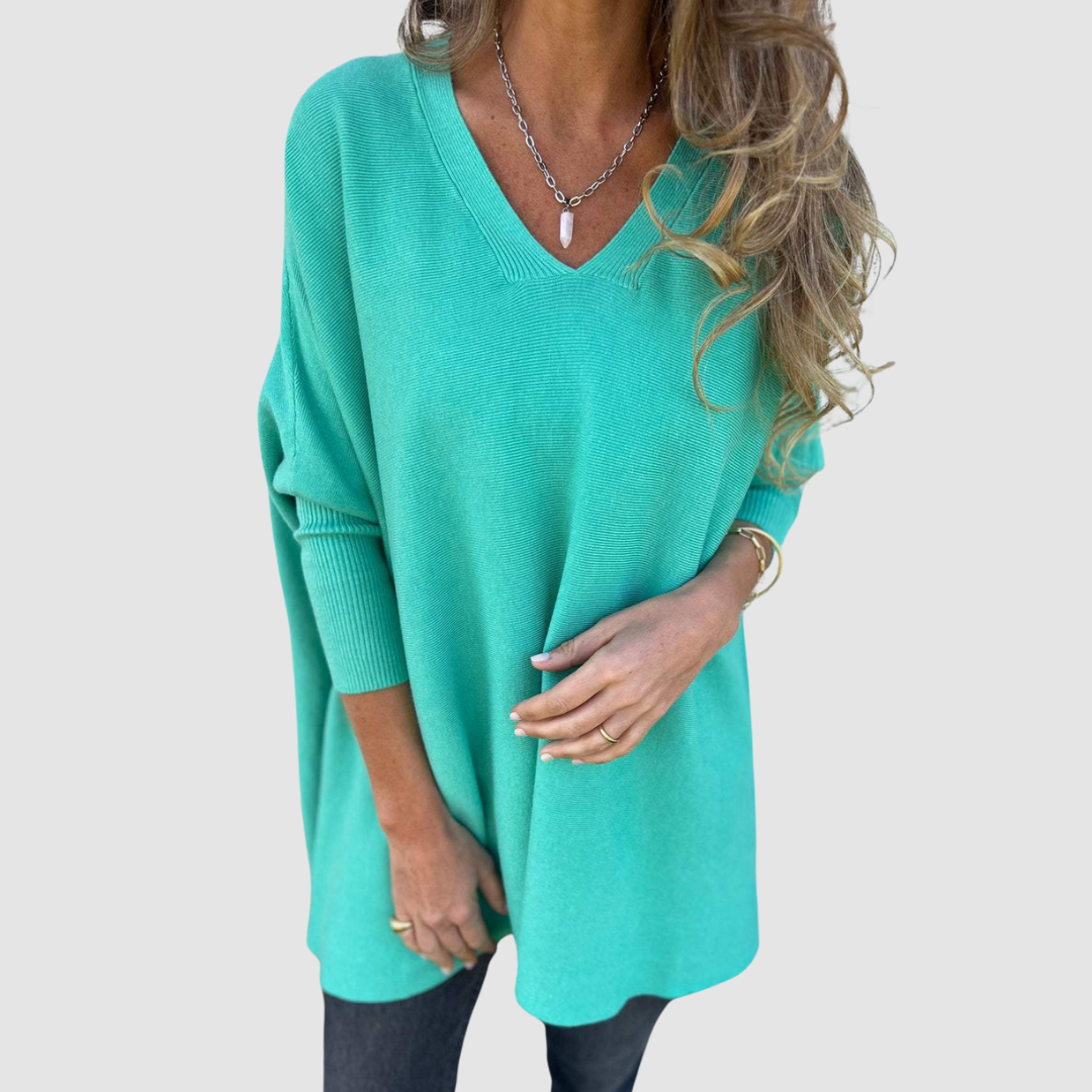 Linda | Women's Lightweight V-Neck Sweater