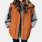 Flora | Women's Quilted Gilet with Removable Hood