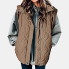 Flora | Women's Quilted Gilet with Removable Hood