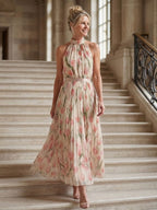 Elegant Midi Dress - Summer Lightweight Flowing Style for Women
