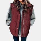 Flora | Women's Quilted Gilet with Removable Hood